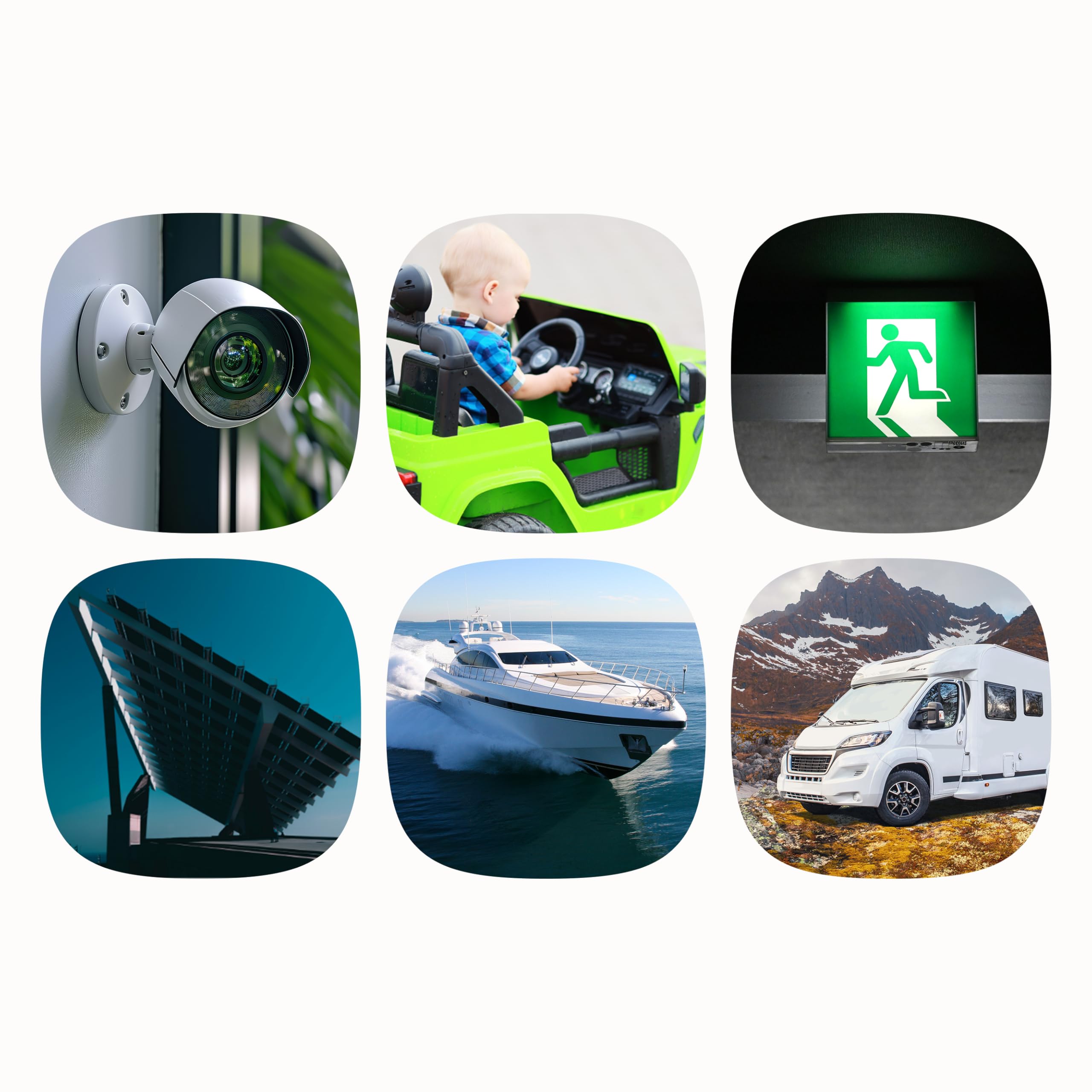 GreenCell® Batteria AGM 12V 55Ah al piombo accumulatore sigillata VRLA Senza manutezione ricaricabile Batterie di ricambio ermetica | Barca | Sedia a rotelle | Sistema Solare | Camper | Campeggio