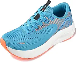 Sapatos masculinos com bico largo, suporte de arco, tênis de largura larga para corrida, caminhada, tênis, ortopédico, fascite plantar, treino, com sola grossa acolchoada zero drop