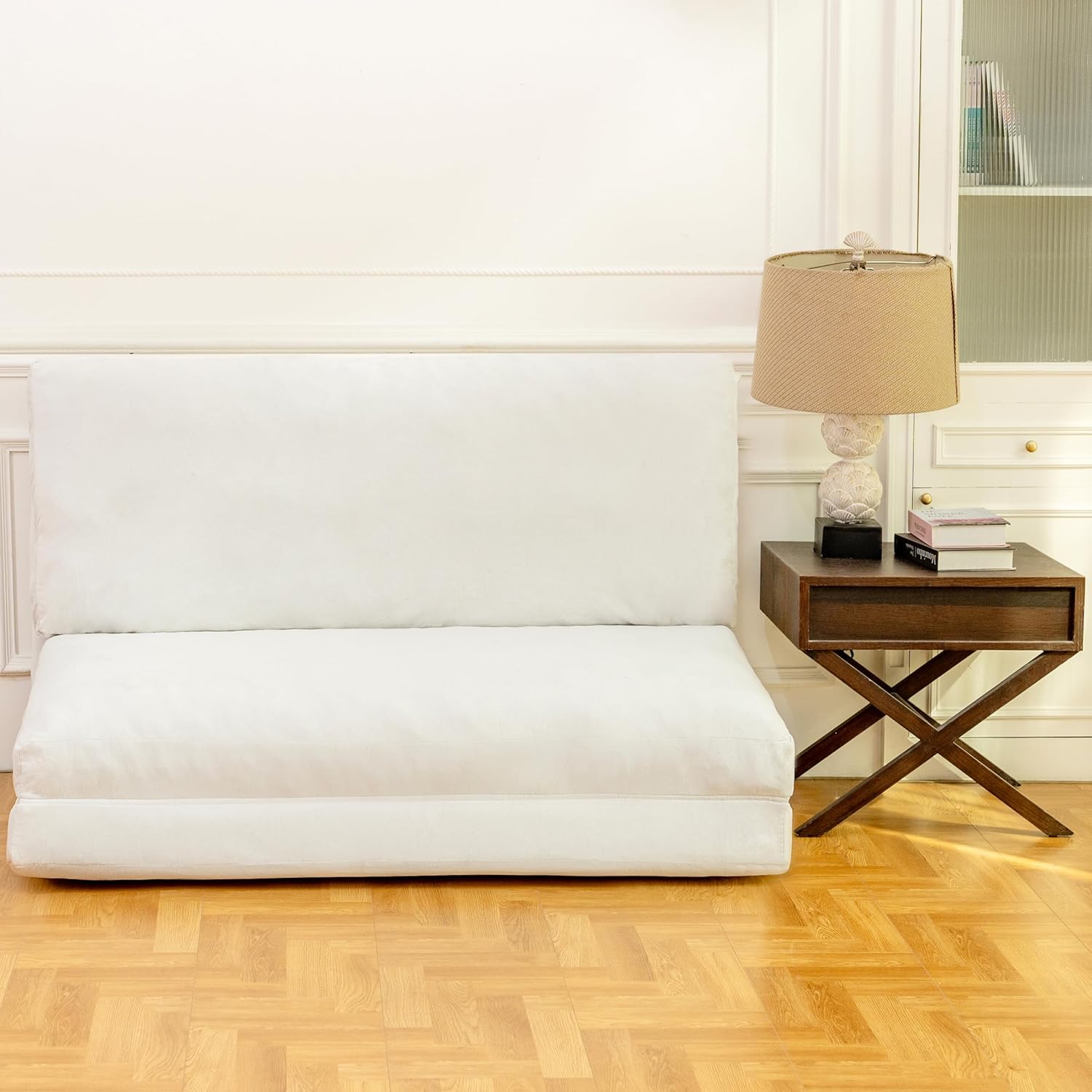 Zjjseloru Large Folding Matress Sofa Bean Bag Bed, Foam