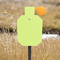 Vista 2 de Percha de objetivos T-Post para disparar AR500, colgador de objetivos de acero duradero con poste en T, soportes de objetivo de poste en T, soporte