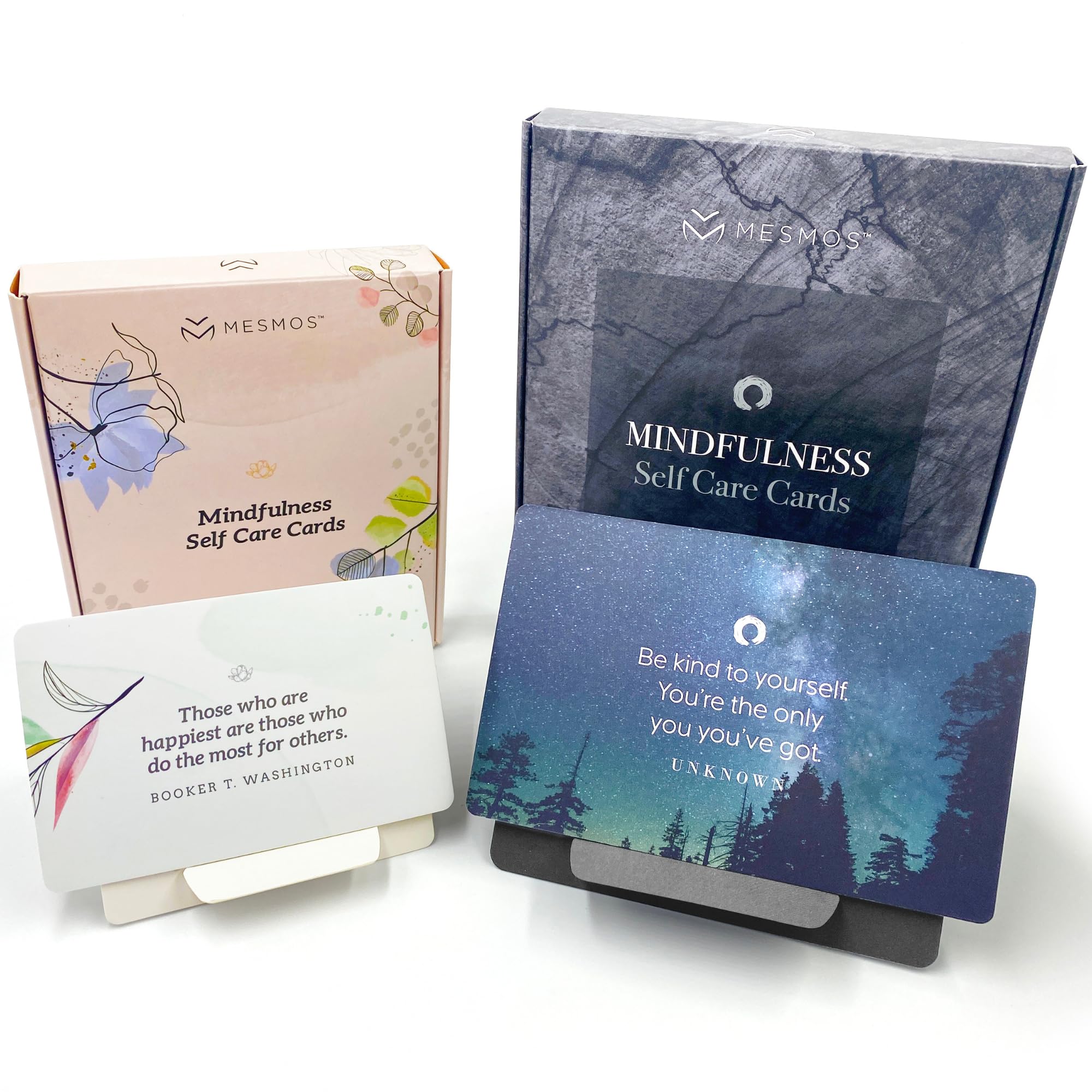 MESMOS 52 Mindfulness Self Care Cards With Actionable Steps - Stress Relief Gifts - View #5