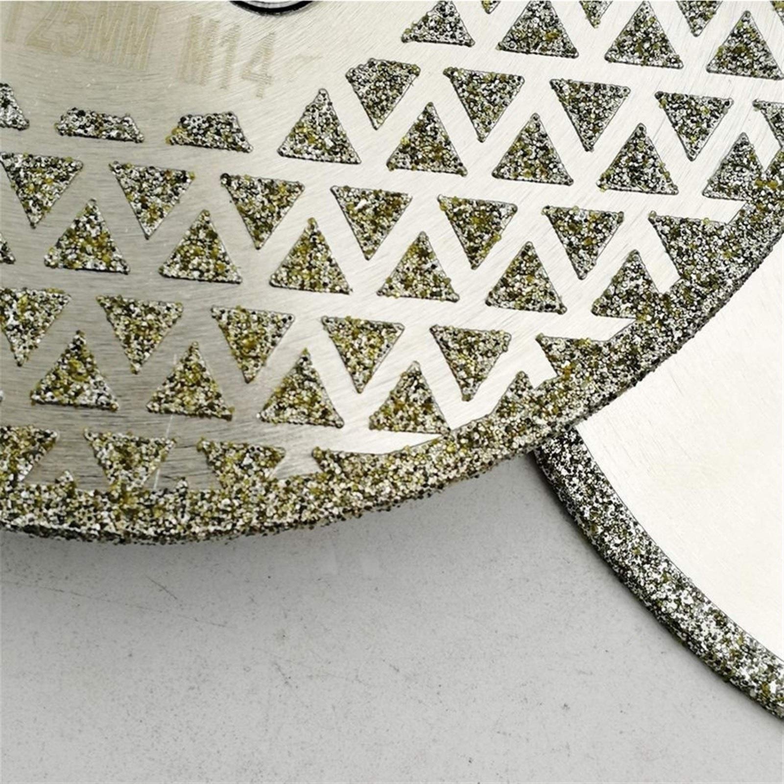 Tarcza Polerska, 2 Szt. 5 "/125 Mm Galwaniczne Tarcze Diamentowe Do Cięcia I Szlifowania Do Granitu I Marmuru Tarcza Szlifierska Diamentowe Ostrze/Sier/125Mm