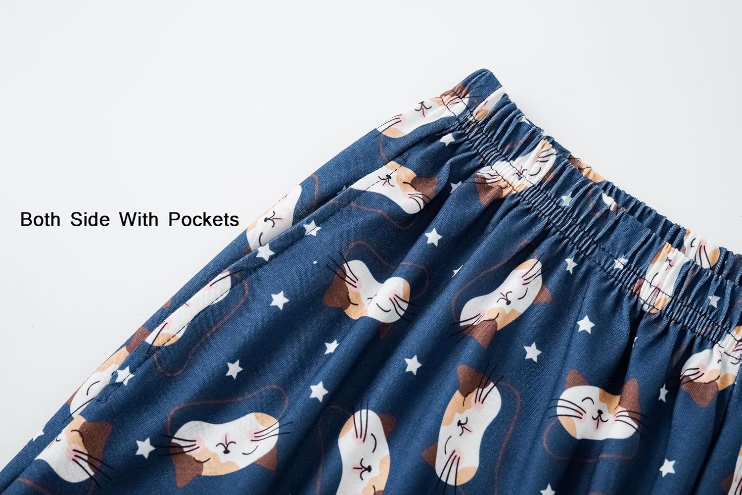 Girls Cotton Blend Pajama Sets Long Sleeve Long Pants Cartoon Sleepwear with Pockets Teen Girls 6 to 18 Years - Image 5