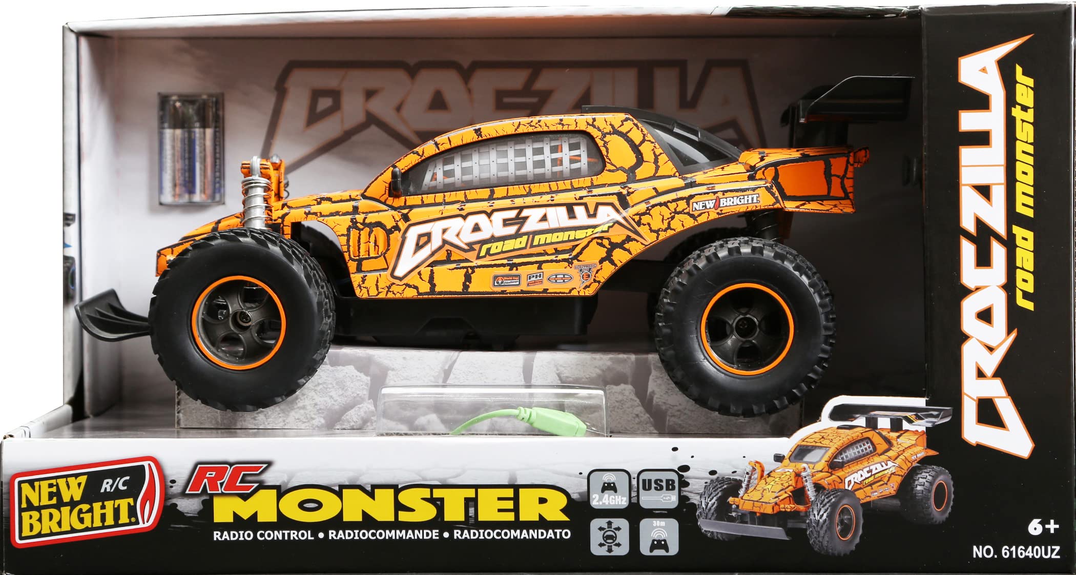 New Bright: 1:16 CROC ZILLA Road Monster: Buy Online at Best Price