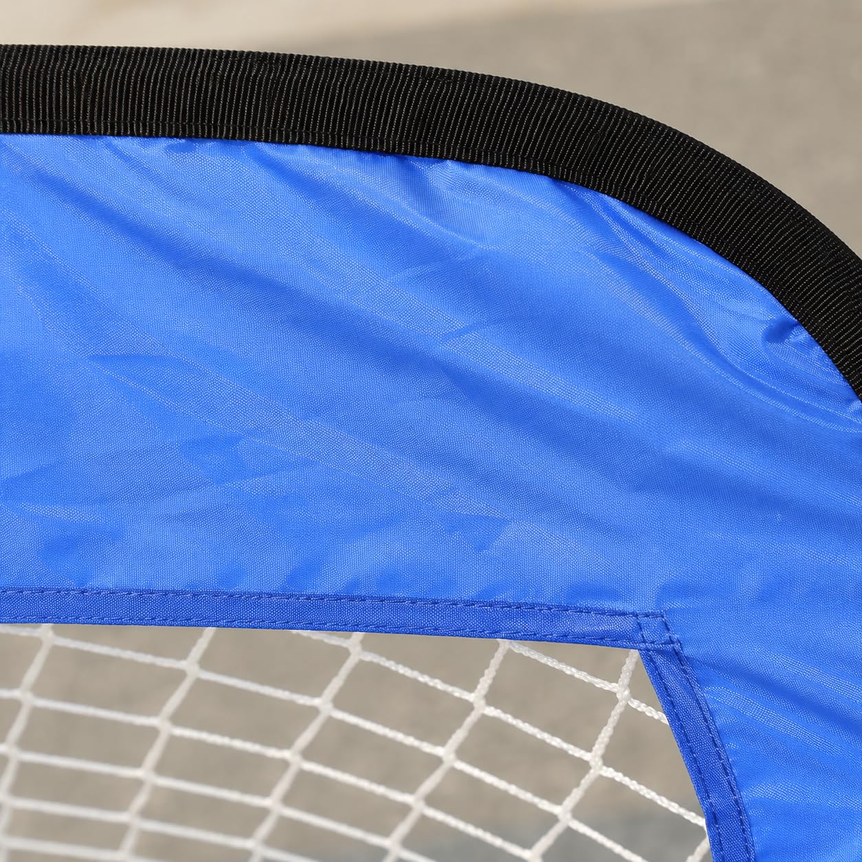 Porta da Calcio per Bambini Rete da Gioco Portatile Attrezzatura Calcistica Archi Flessibili in Fibra di Vetro Base Ancorabile Ripiegabile Adatta per