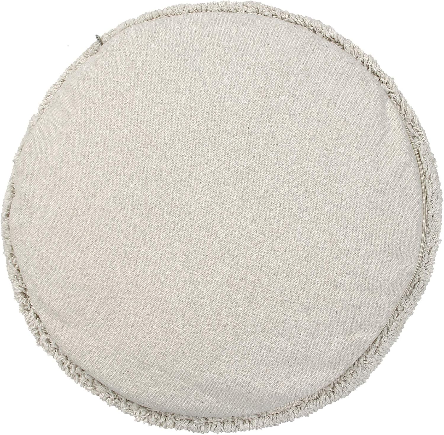 Lorena Canals Pouffe Chill Natural - Cover: 97% Cotton, 3% Other Fibres | Filler 100% polystyrene Balls - Ø 1'8" x 8"