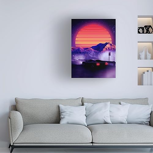 Miniatura 2 de Trademark Fine Art Canvas Wall Art - Ritvik Takkar 'Retro Synth' Wall Art for Living Room, Bedroom, or Office Décor