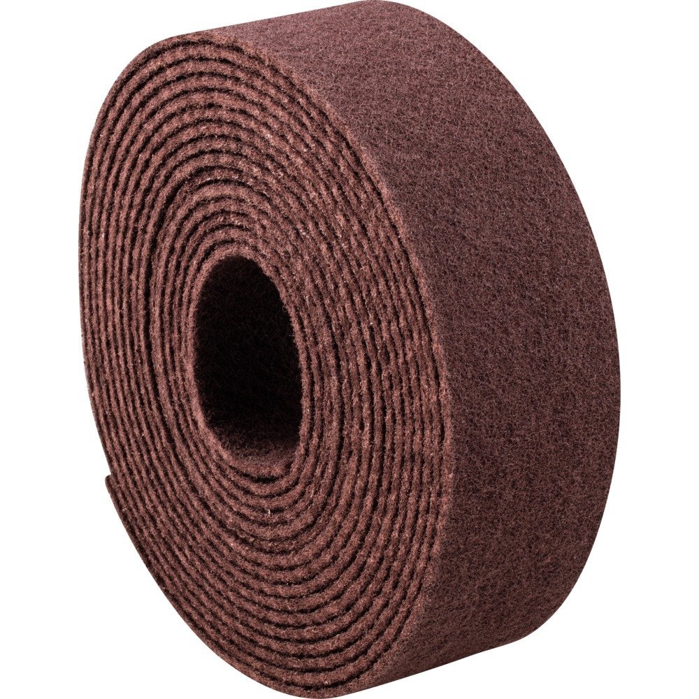 PFERD TOOLS Vliesbandrolle | 100mm x 10m Korund A180| 45018318 – für Feinschliff & Finish