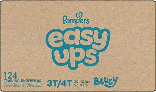Miniatura 16 de Pantalones de Entrenamiento Pampers - Easy Ups Niños y Niñas Bluey - Talla 3T-4T, 124 Unidades, Ropa Interior Infantil para Ir al Baño