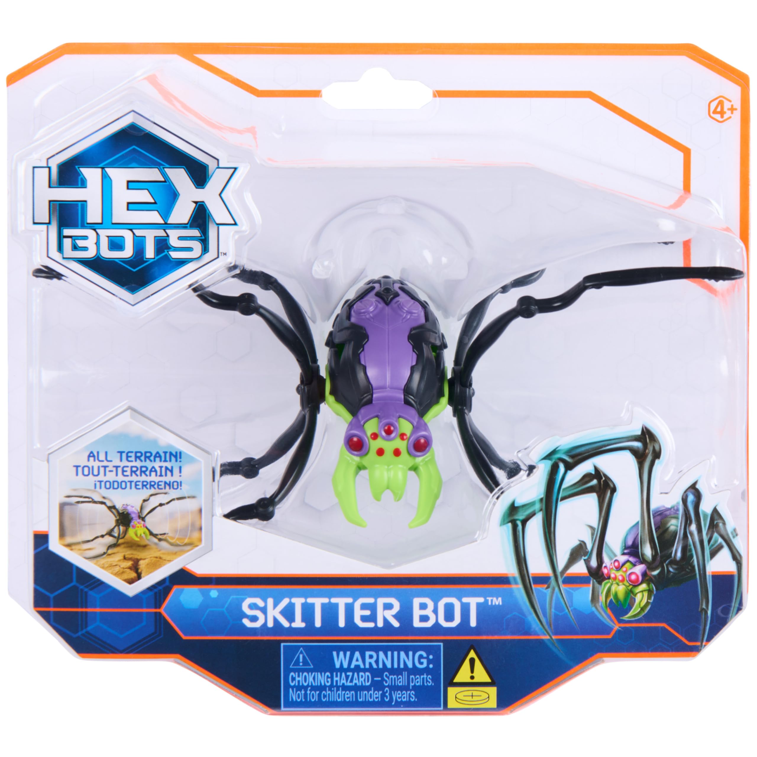 Skitter Bot Spider Green
