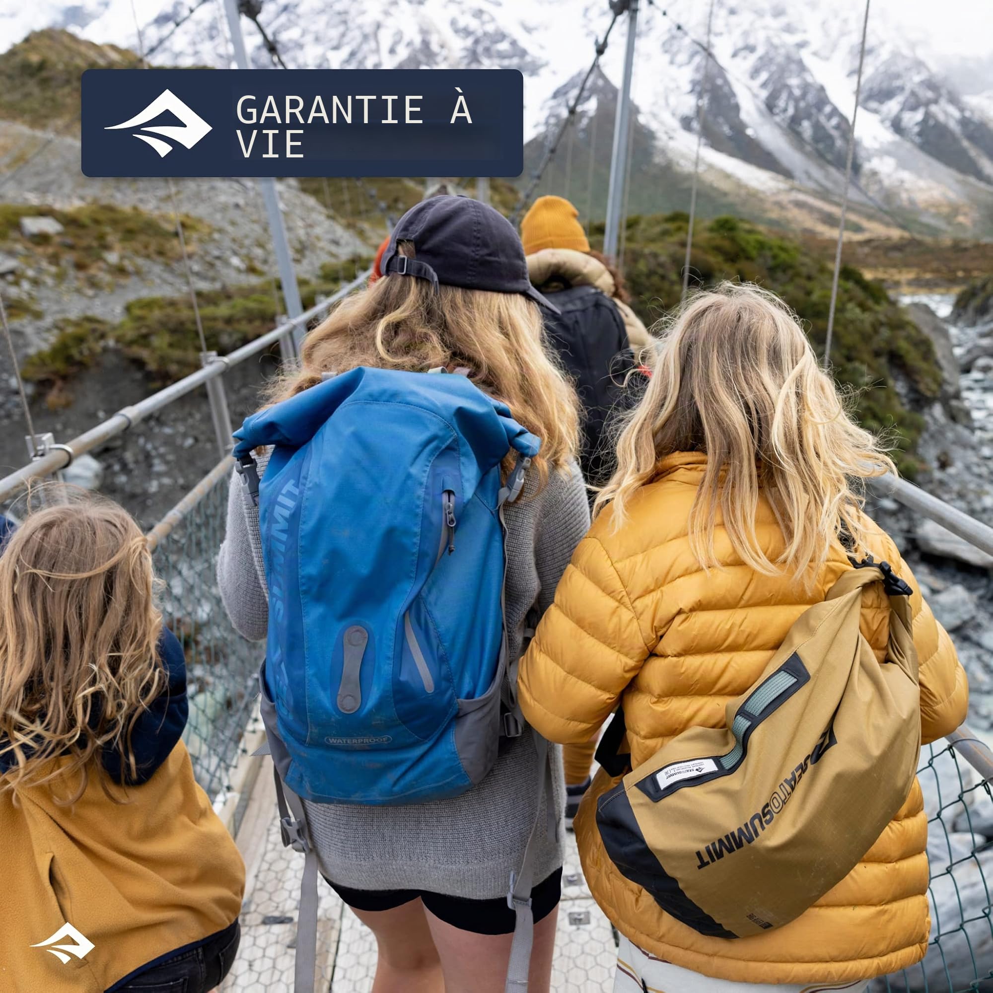 Sea to Summit - Sac étanche Big River - Fermeture par Rouleau - Robuste - Poignées de préhension, Fixation et Anneau en D - Sports de pagaie
