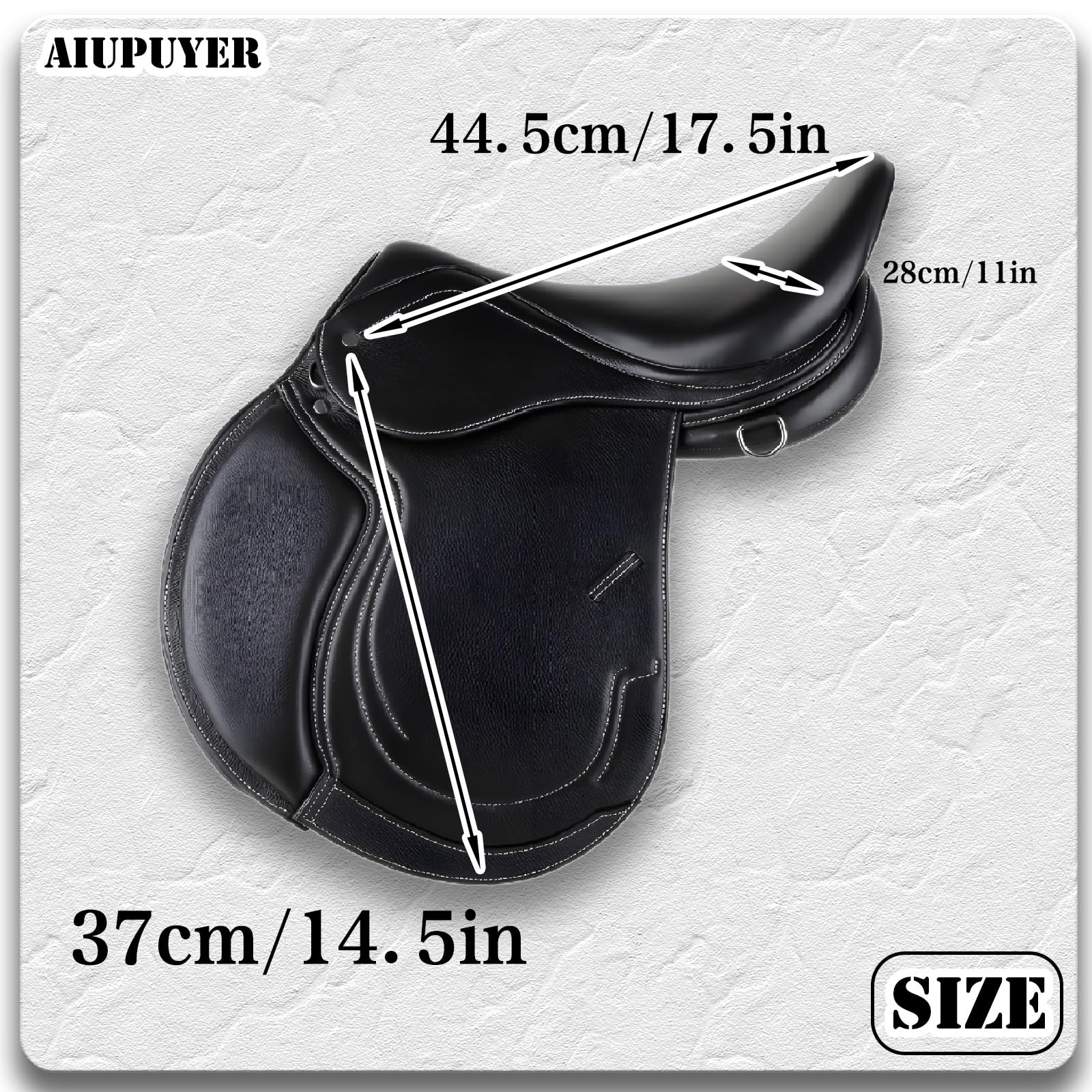 Sella da Salto, Sella Americana, Cavallo da Dressage, Sella Western, Sella da Equitazione, Sella da Corsa, Sella da Cavallo in Pelle Bovina, per Tutti i Tipi di competizioni, Ranch