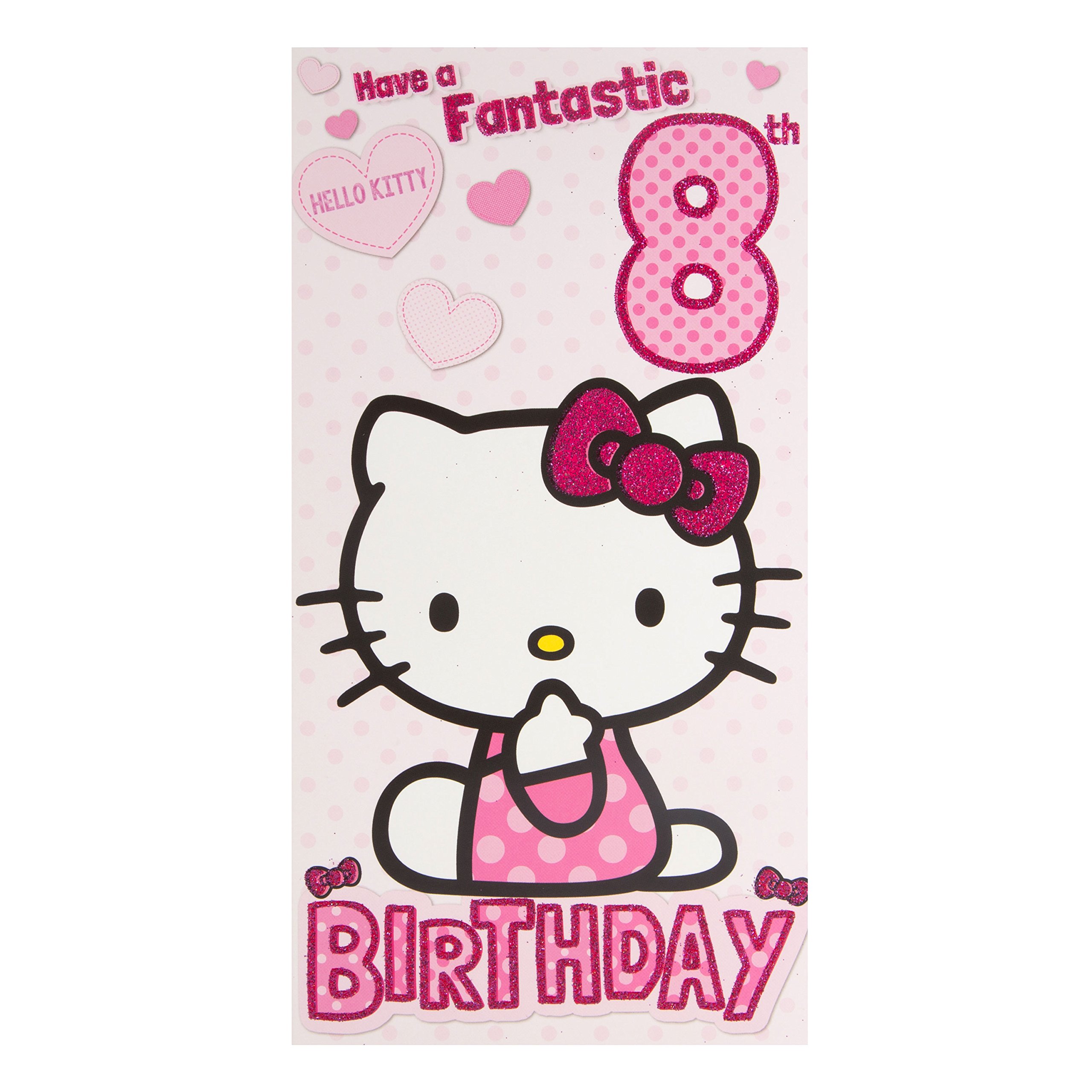 Gemma International 8th Birthday Card 'Fantastic 8th Birthday' (Old Model)