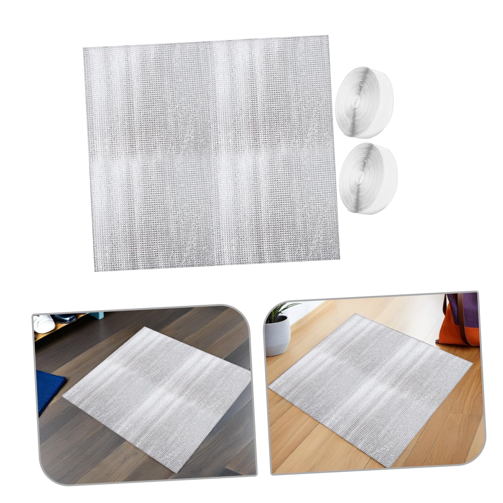 Coperture per Ventilazione Soffitta in Alluminio 2 Set Isolamento Termico e Miglioramento Efficienza Energetica, Design Elegante per Interni Moderni