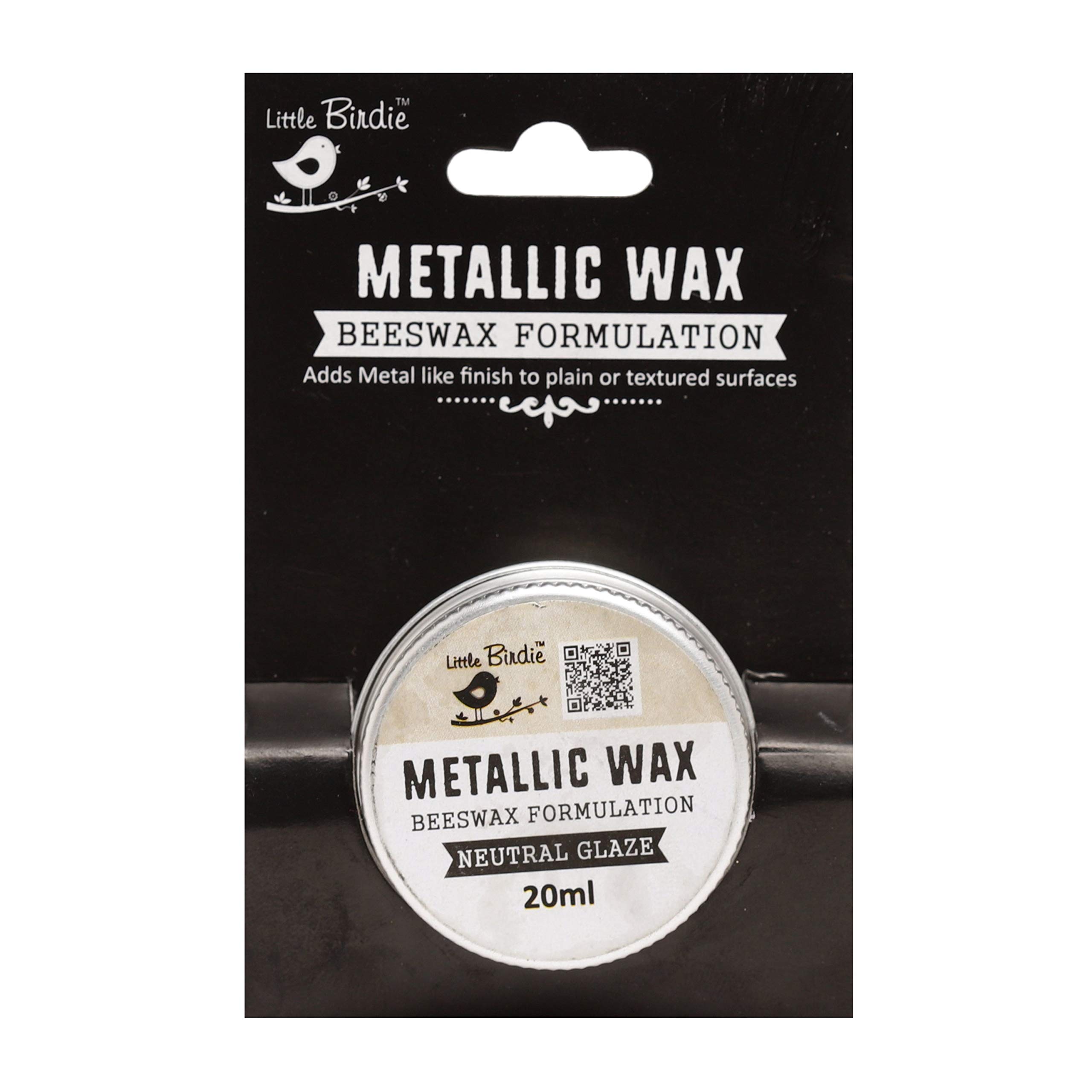 Itsy Bitsy- Metallic Wax - Neutral Glaze, 20ml, 1pc