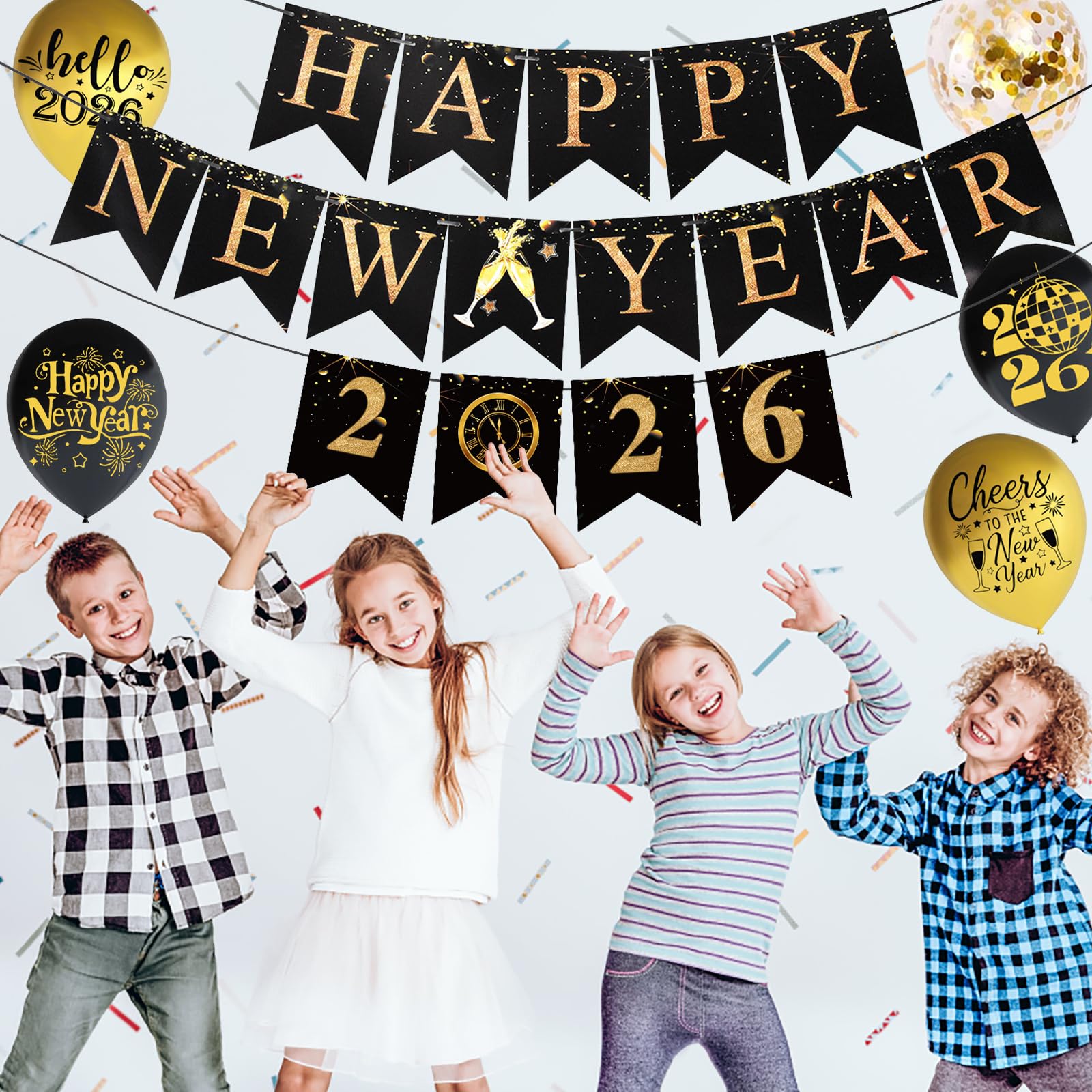 2026 Balloons, New Years Eve Party Supplies 2026 Balloons, Happy New Year - View #12