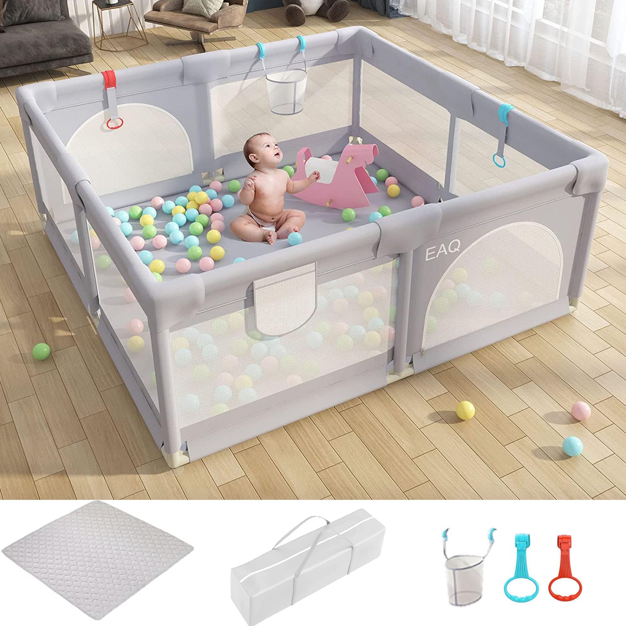 Parque Infantil Para Bebés 150x150x62cm (interior/exterior