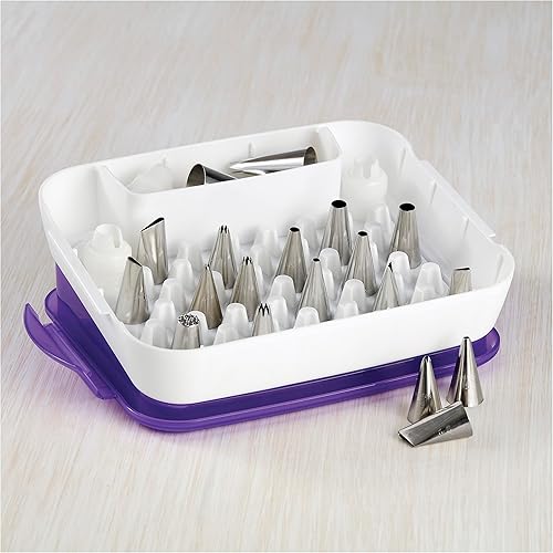 Miniatura 4 de Wilton Juego de 1 organizador de herramientas blanco y morado