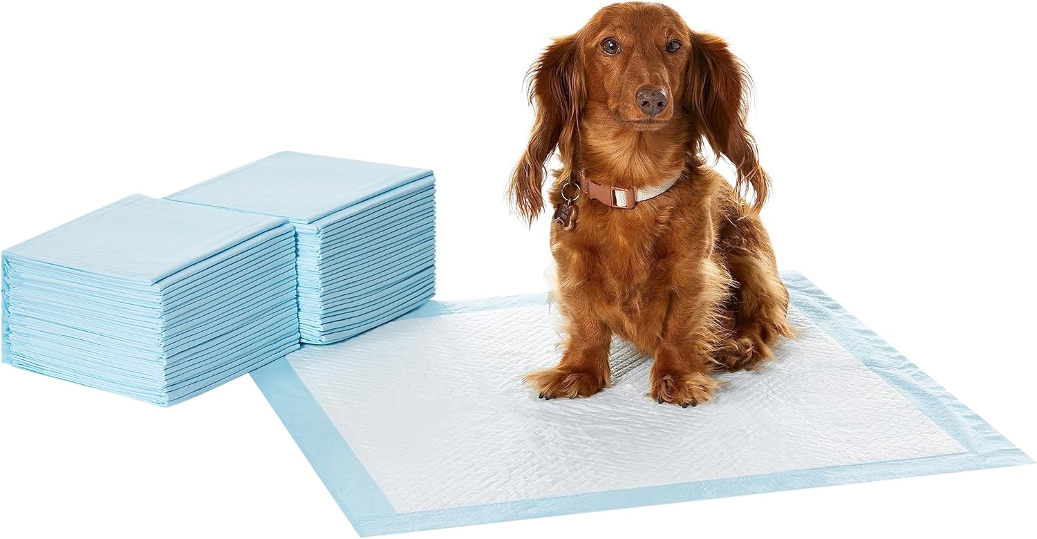 Amazon Basics Dog and Puppy Pee Pads with 5Layer Leak