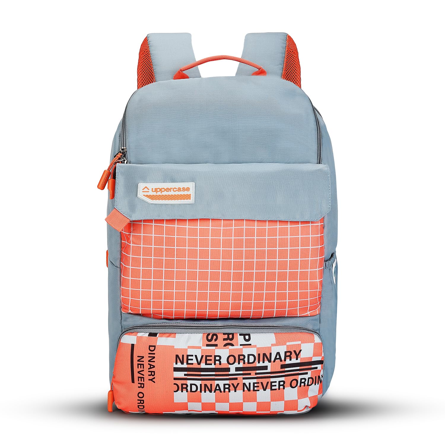 uppercase Campus 2505 Sustainable School Backpack | 2025 Collection | Well - Padded, Double Compartment with File Sleeve, Organizers, Side Bottle Pocket| For Boys & Girls | 500 Days Warranty-picture-24