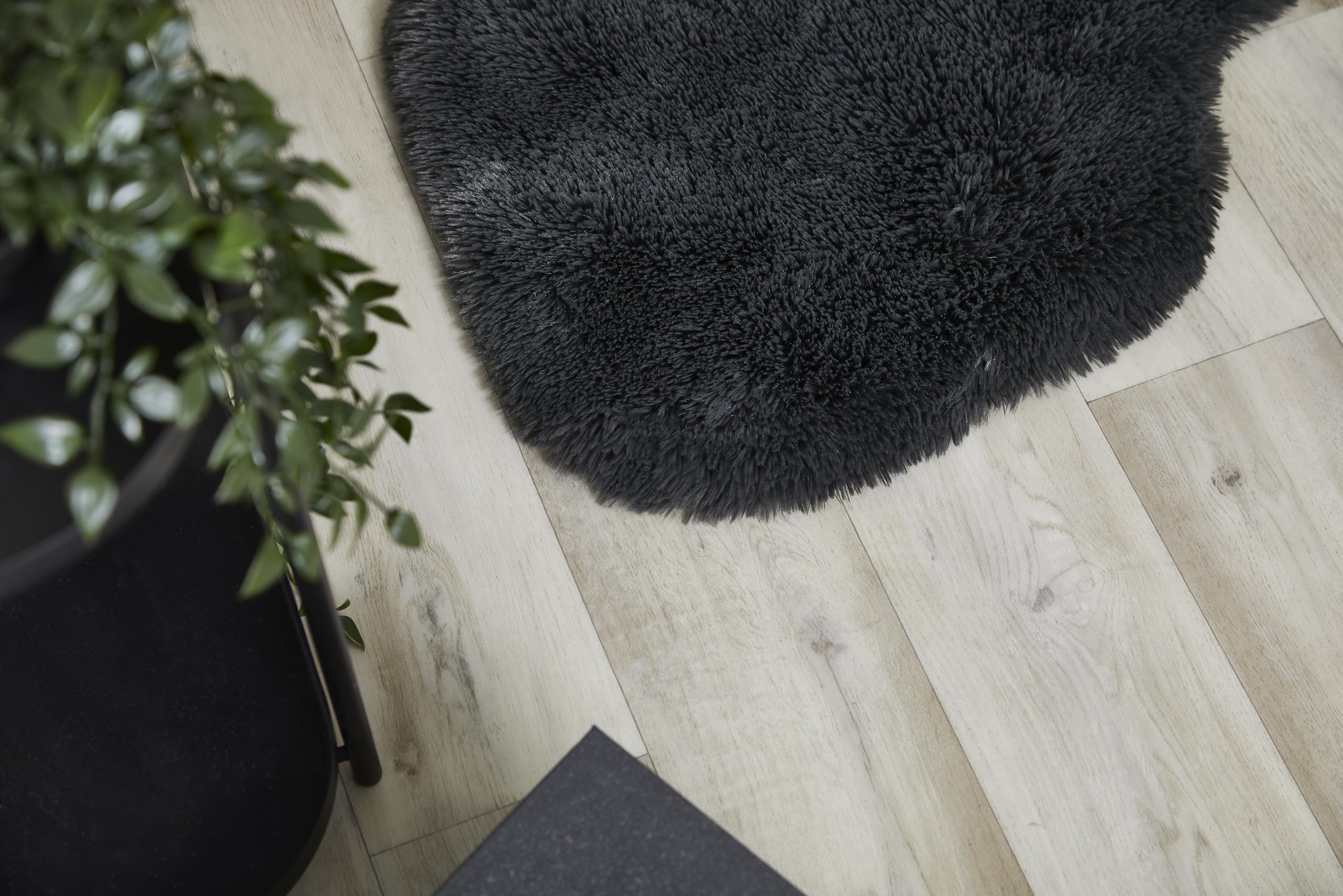 andiamo Kunstfell Teppich Alpa gemütlicher hochfloor Fellteppich 35 mm Florhöhe weich und flauschig anthrazit 2er Set 50 x 80 cm