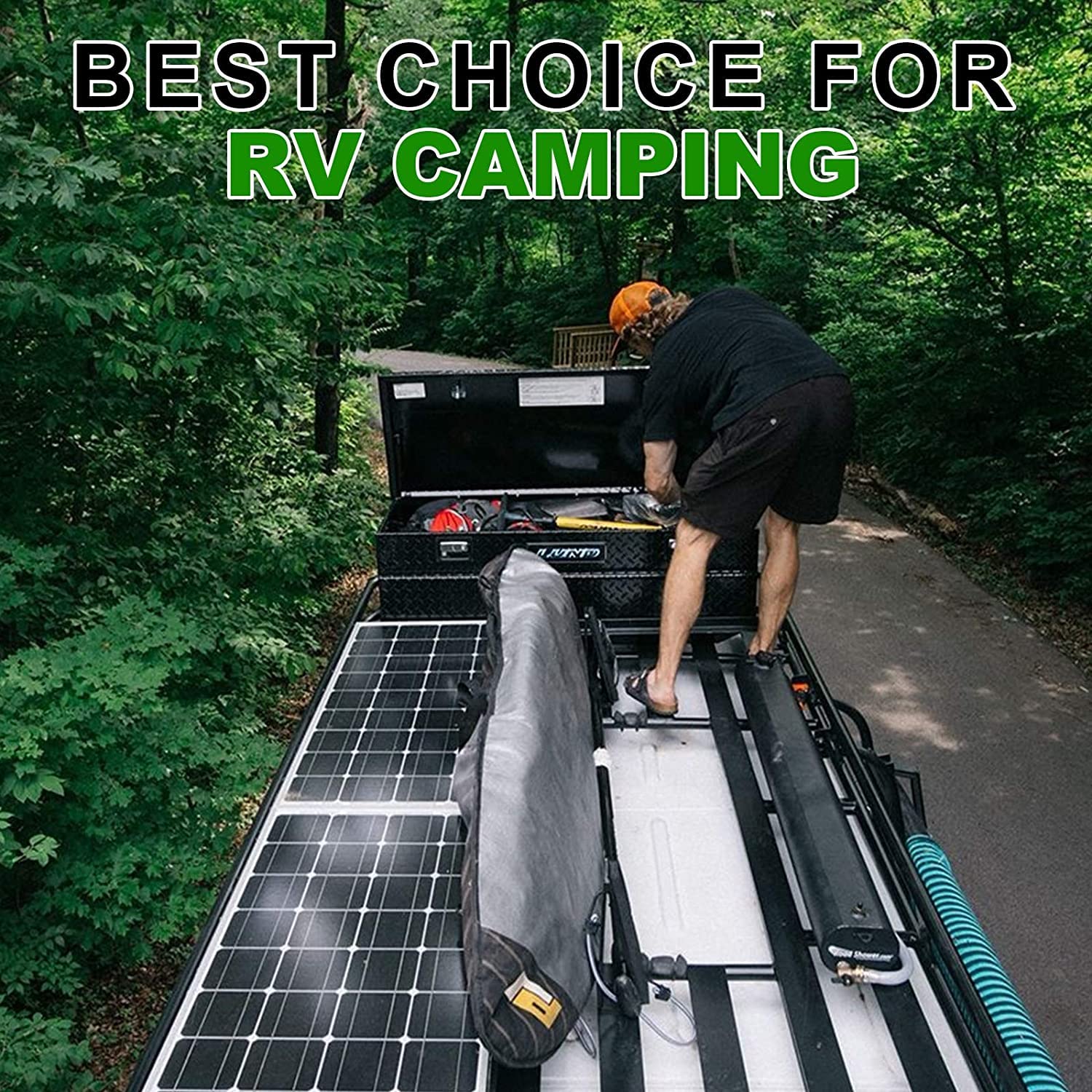 ECOWORTHY 200 Watts Complete Solar Panel Kit for RV Off Grid Starter