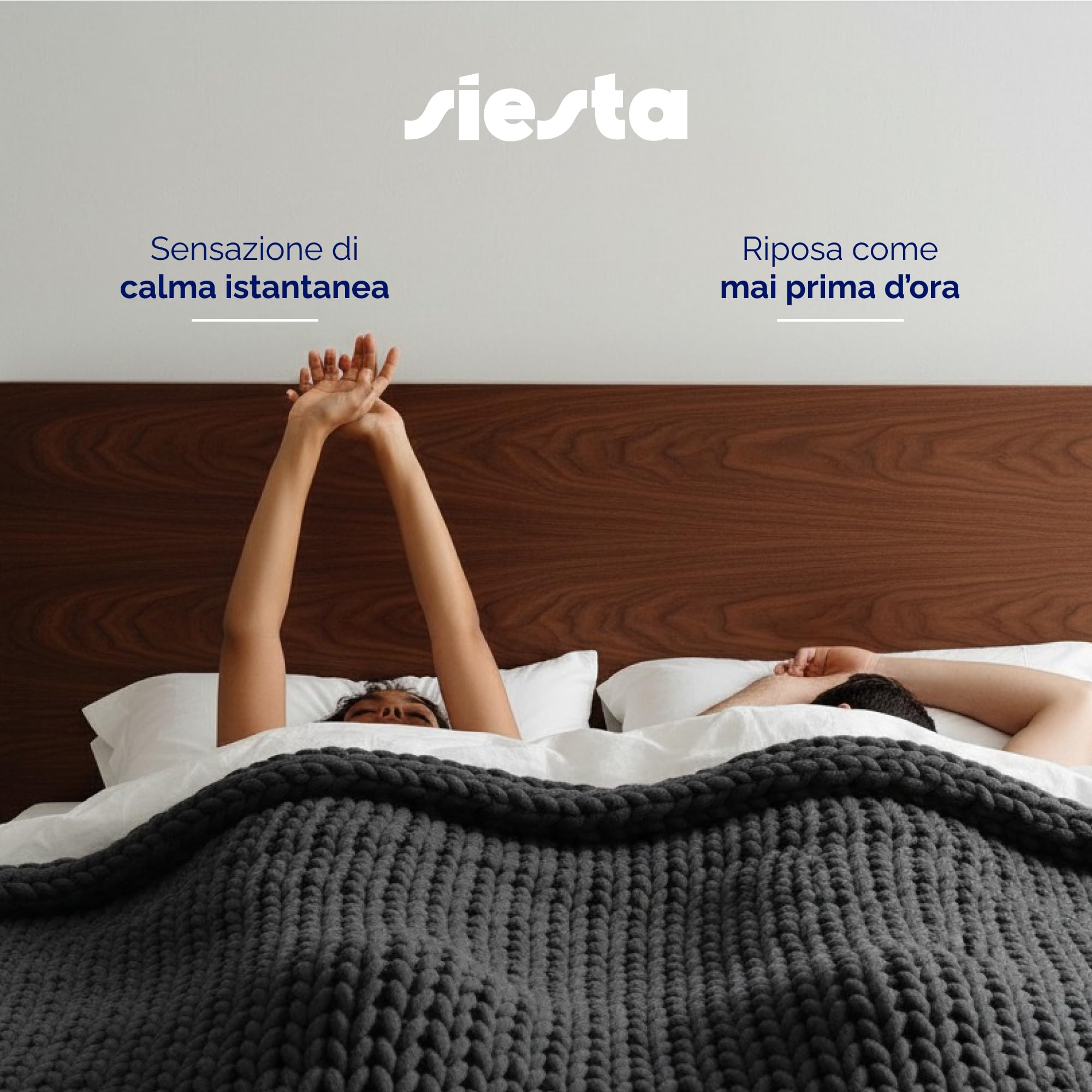 SIESTA Coperta Ponderata 7 kg – Coperta Terapeutica Antistress Singola – Coperta Pesante per Dormire Meglio – Coperta Ponderata per Adulti – Traspirante & Rilassante
