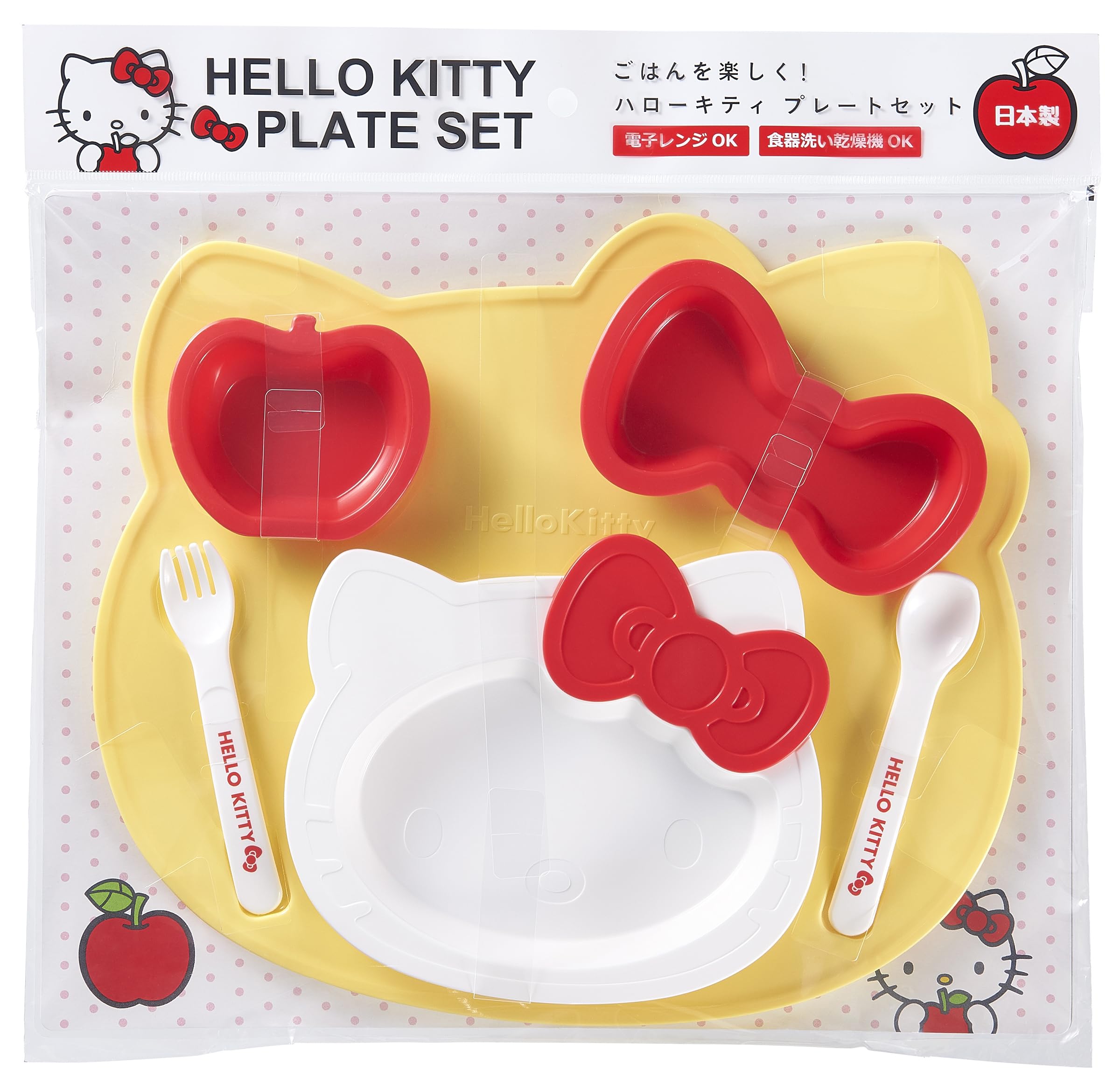 Amazon.co.jp: OSK(オーエスケー) ハローキティ プレートセット 日本製