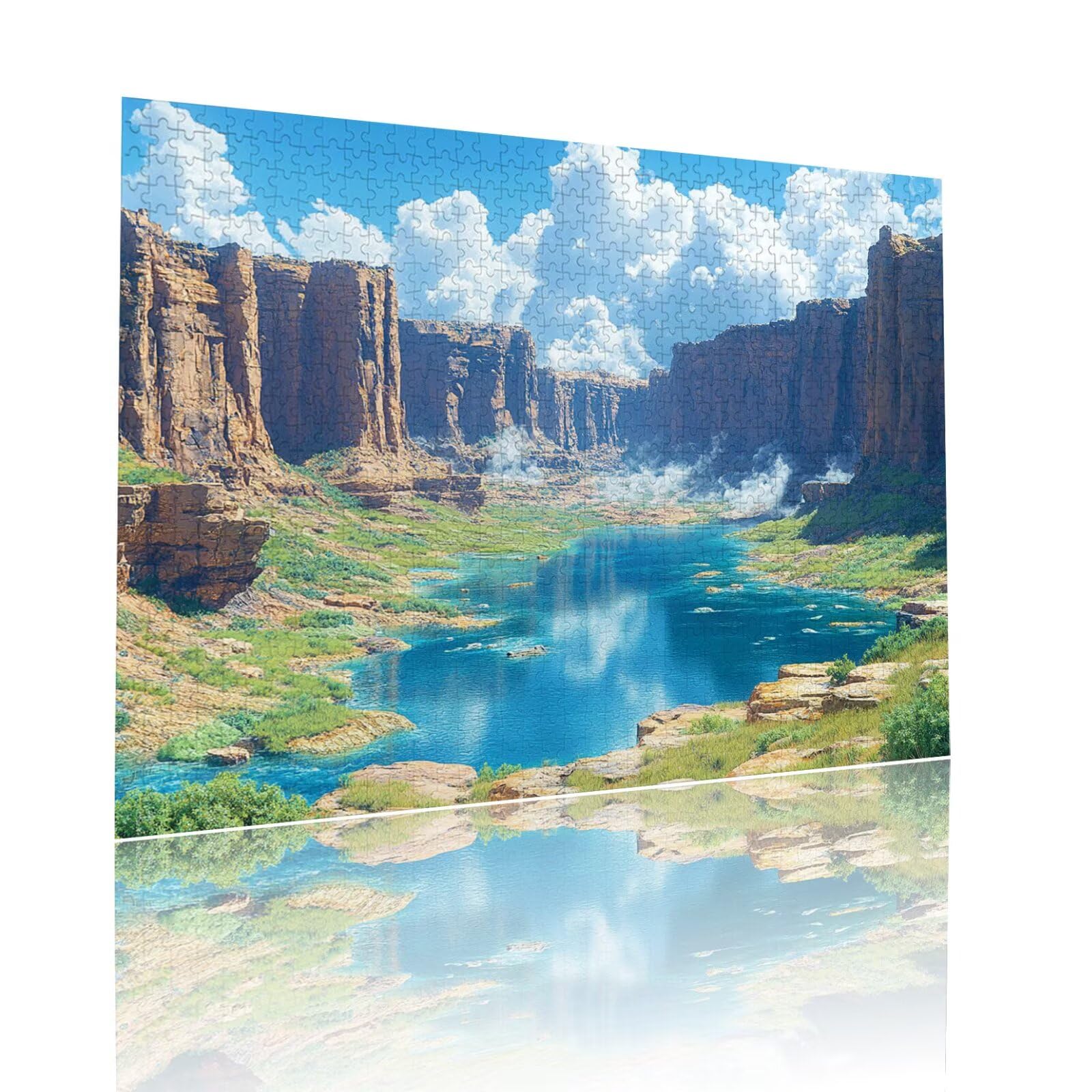 Puzzle Erwachsene 2000 Teile Schlucht Landschaft Educa Jigsaw für Kinder ab 8 Jahren Mädchen Jungen, Erwachsene Impossible Klassische Puzzles Schwer, Anspruchsvoll Spielspaß, Geschenke 70x99cm t-958