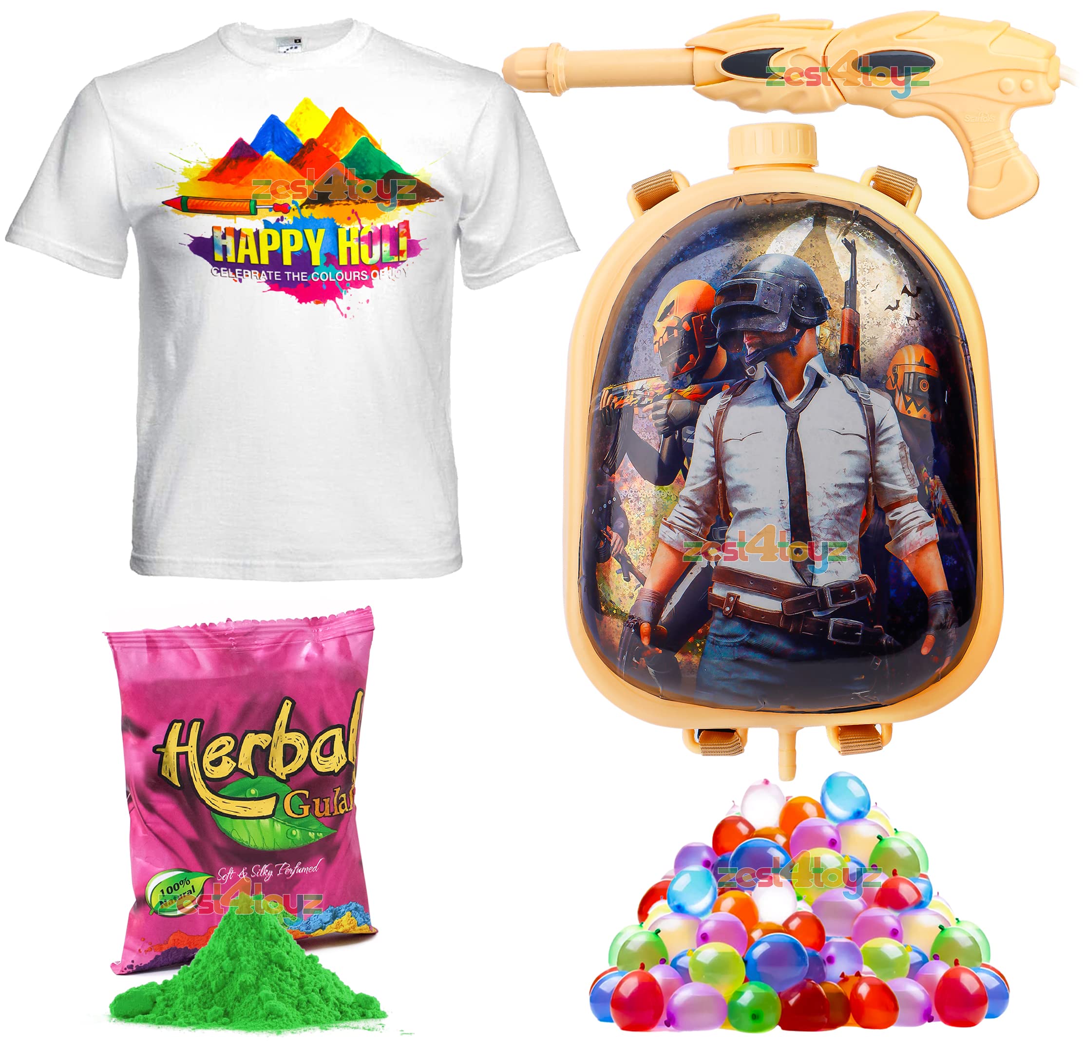 Zest 4 Toyz Water Gun High Pressure Pichkari with Back Holding Tank Combo Summer Toys Festival Fun for Boys Girl(Water Capacity 2.5 L Approx) (B09RH1VTBG) Amazon Price History, Amazon Price Tracker