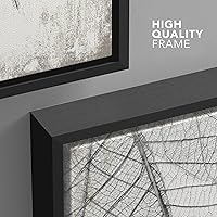 Vista 4 de wall26 - Lienzo con marco flotante para pared, para el sala de estar, dormitorio, decoración del hogar, listo para colgar