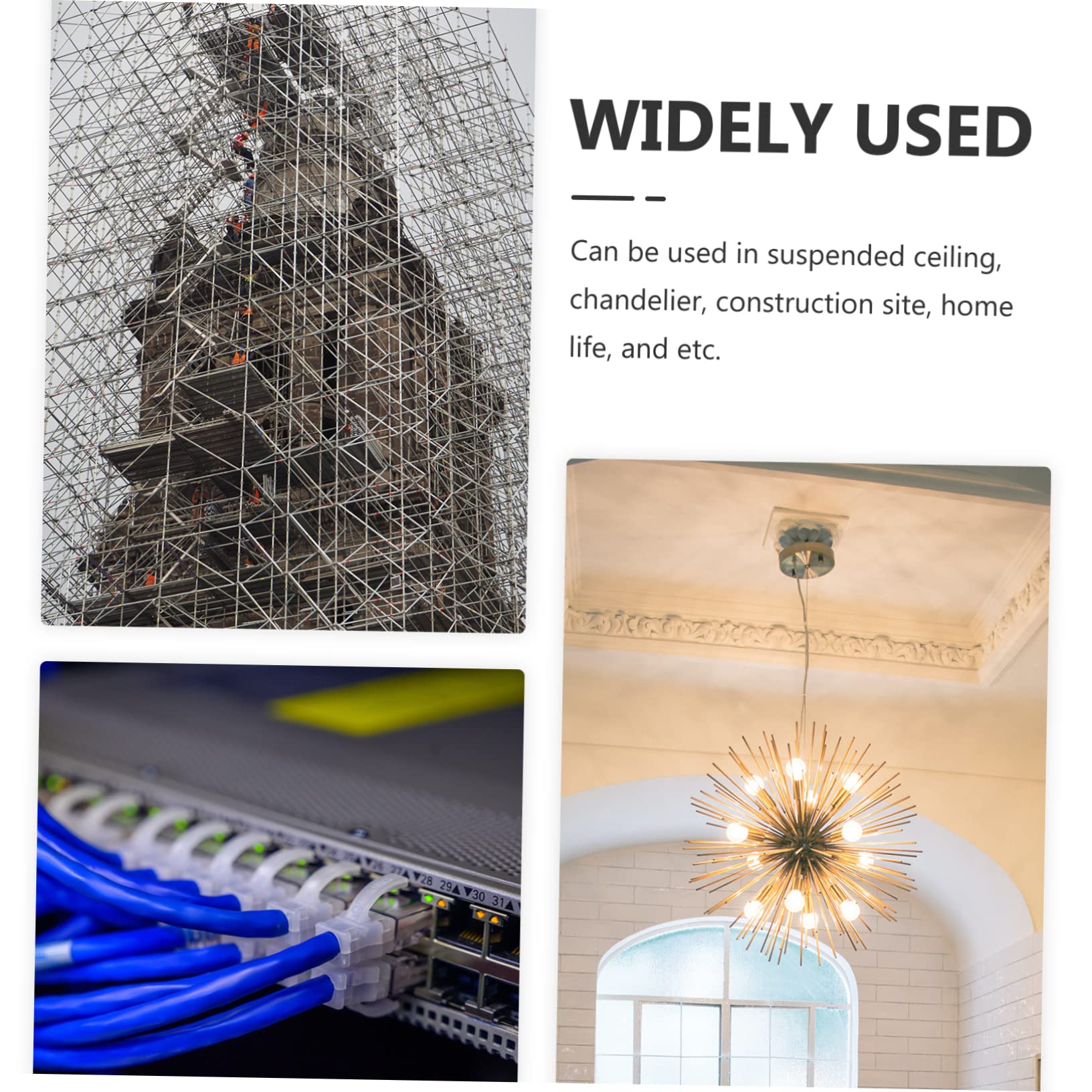 NAMOARLY Stainless Steel Cable Clip Rope Clamp for Deck Cable Clip Fastener High Precision Polishing Elegant Design