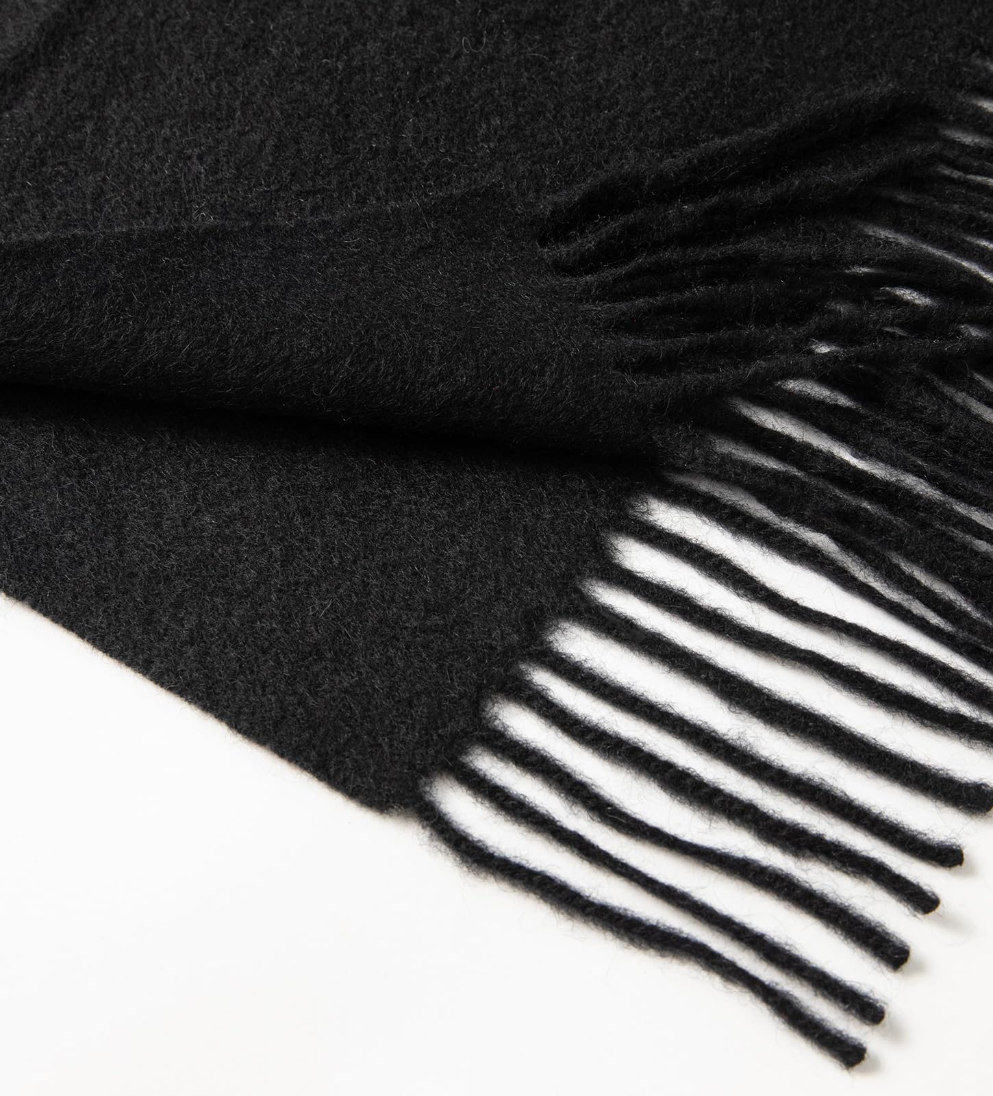 Villand Bufanda pura 100% cachemira con bordes con flecos, ultra suave y grande de cachemira para mujeres y hombres