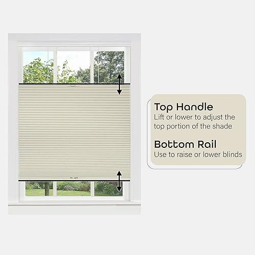 Miniatura 10 de Achim Home Furnishings - Persianas de panal de abeja inalámbrico