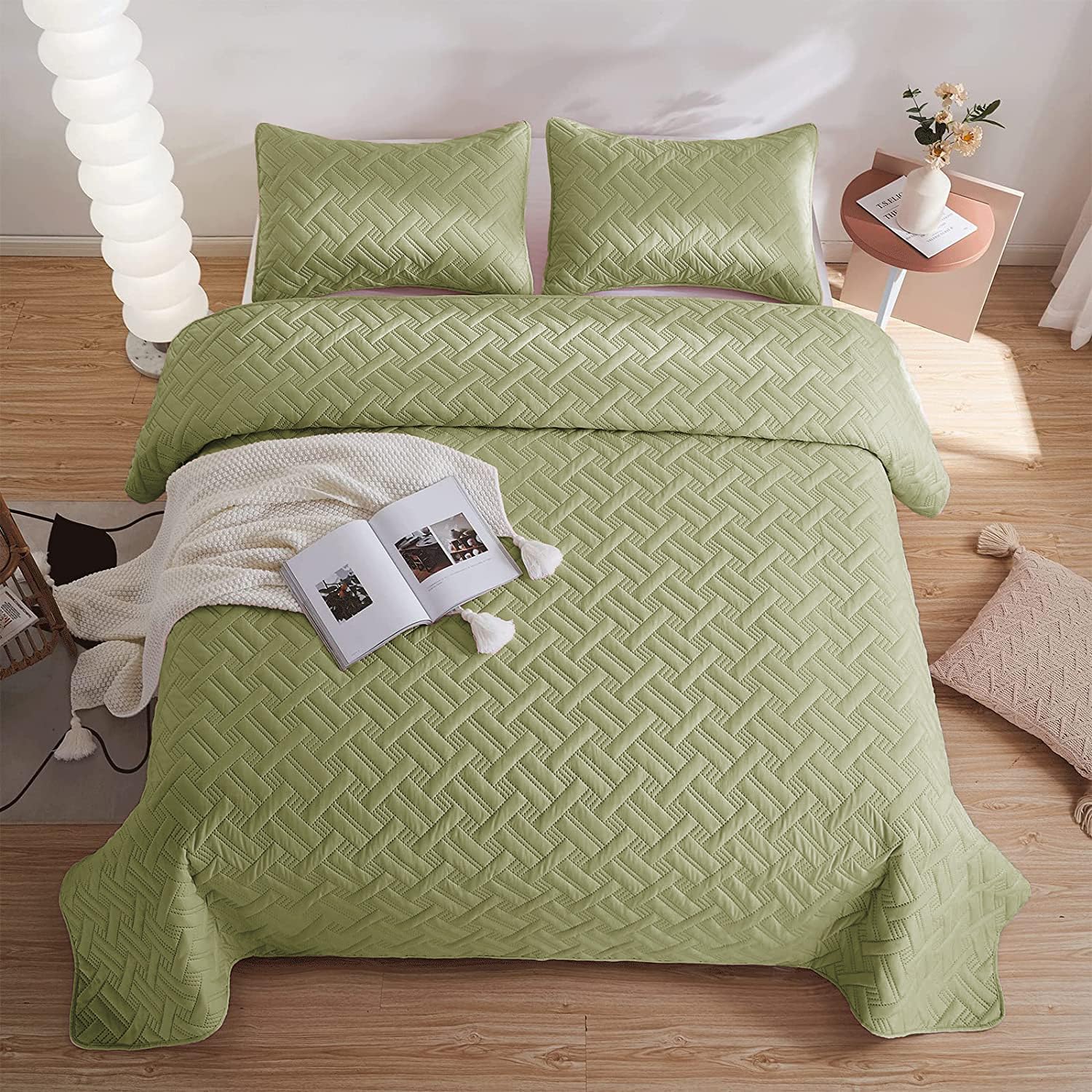 King Size Cotton Quilted Bed Cover - BSB HOME -6
