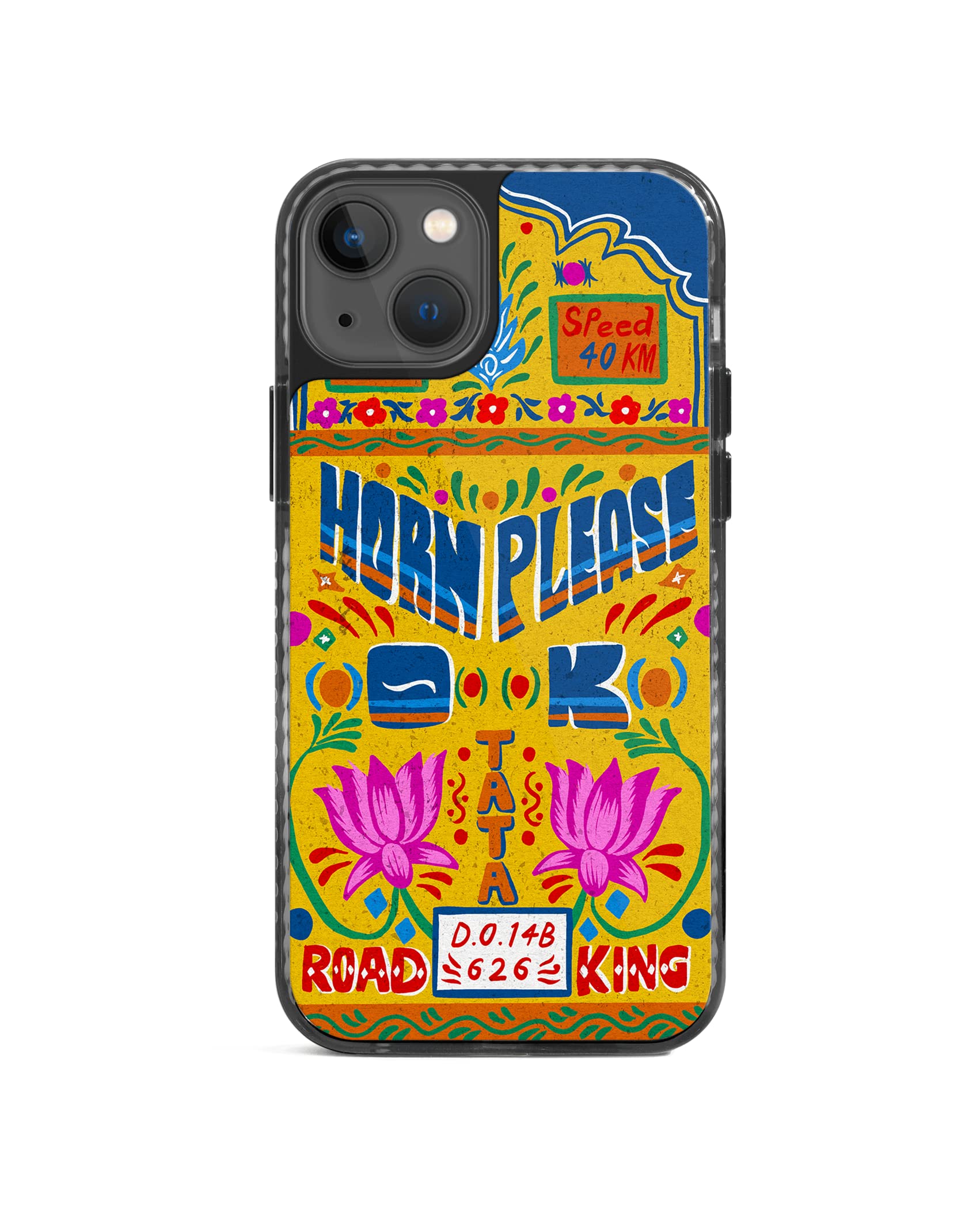 DailyObjects Road King Truckback Stride 2.0 Magnetic Case Cover for iPhone 13| TPU Slim Back Cover | Anti Shock, Scratch Resistant | Sturdy Design | Full Body Protection | Wireless Charging