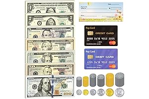 Powza 542-Piece Teaching Math Sets for Early Math Skills, Preschool Math Games...