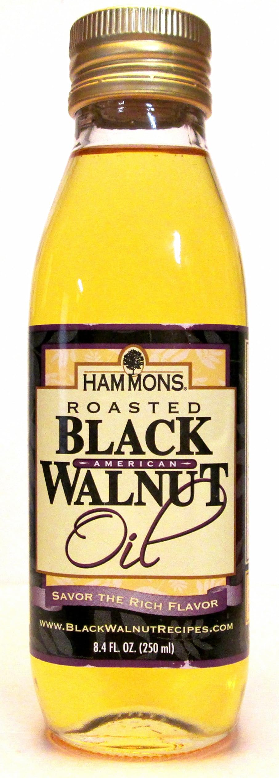 Hammons Roasted Black Walnut Oil – Expeller-Pressed, Non-GMO – Rich Nutty Fla...