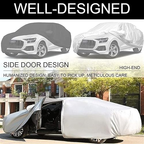 Miniatura 7 de Funda completa para coche compatible con Citroen 2Cv Ax Berlingo C-Crosser 100% impermeable, anticongelante, antigranizo, antiarañazos, antigoteo,