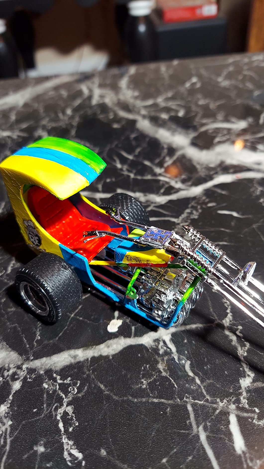 Amazon.com: MPC Skill 2 Model Kit Mail Box Chopper Trike (Ed Big Daddy ...