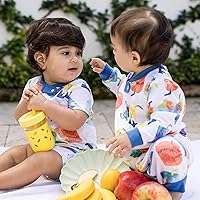 Vista 174 de Burt's Bees Baby - Pijama de una pieza para bebé, mameluco para dormir y jugar, algodón 100% orgánico, cremallera frontal Guitarra acústica.