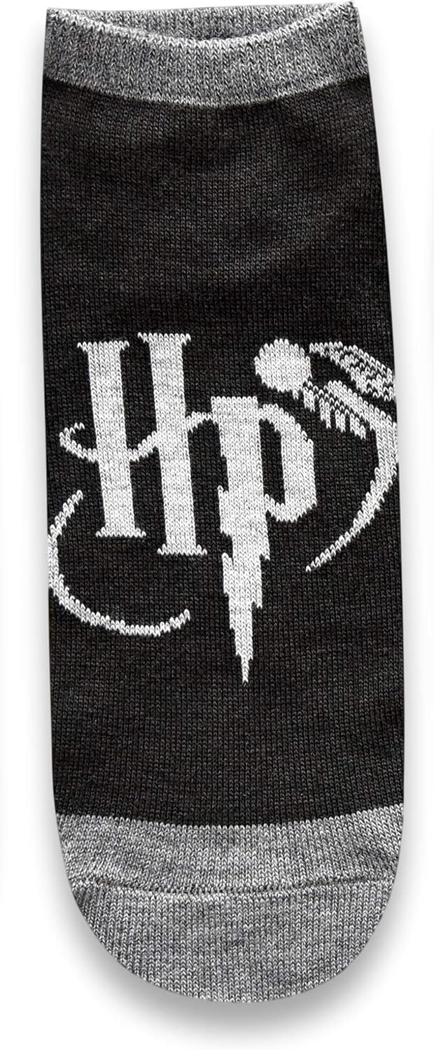 Harry Potter Diagon Alley Wizard Magic Juniors/Womens 5 Pack Ankle Socks Size 4-10 - Image 3
