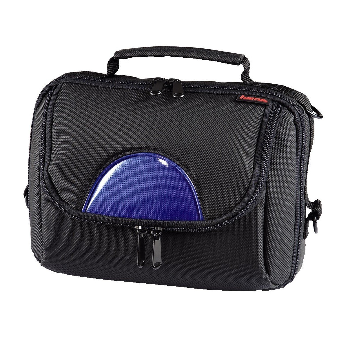 Hama 17335 Housse de transport pour DVD portable de 2 compartiments 24cmX17cmX5 - noir