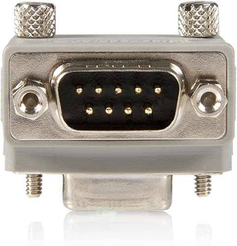 Miniatura 2 de StarTech. com Adaptador de cable serie DB9 a DB9 en ángulo recto tipo 1 - M/F - Adaptador serie - DB-9 (M) a DB-9 (F) - GC99MFRA1