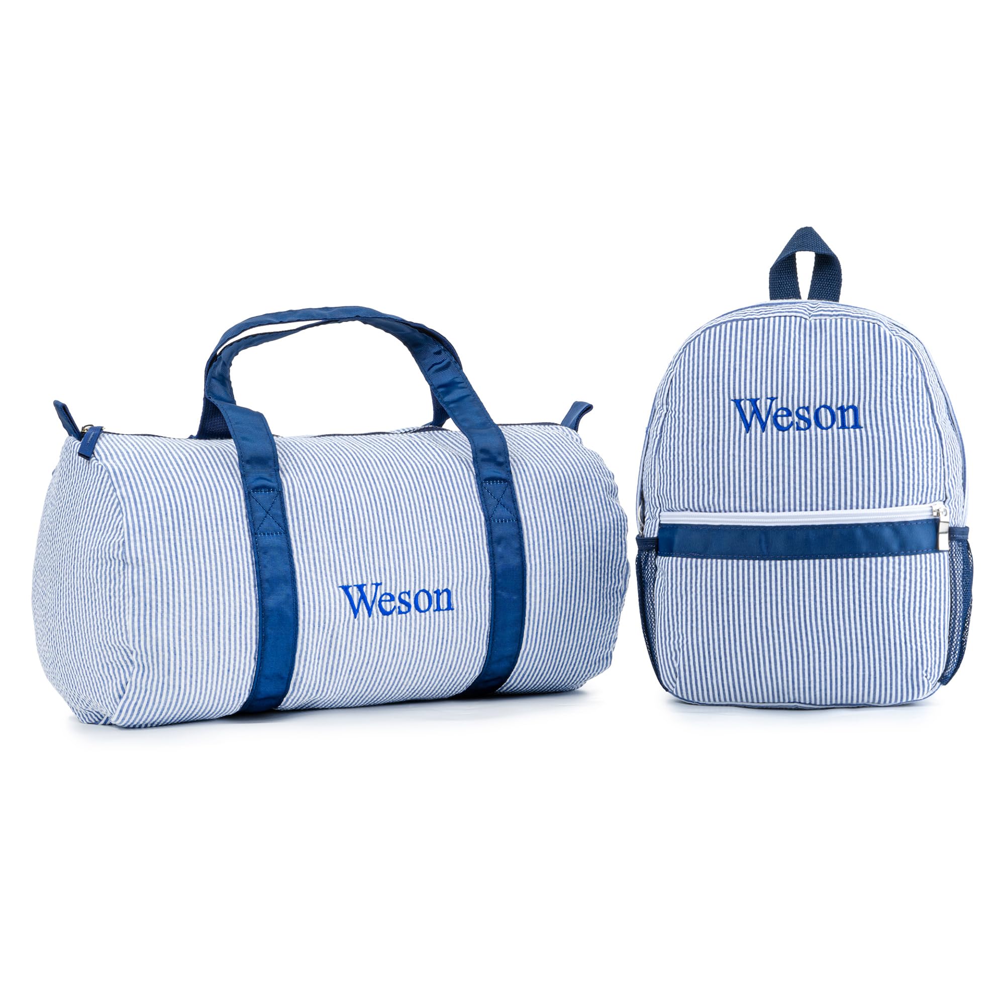 MT WORLD Kids' Personalized Backpacks & Duffel Bags Set - Overnight Bags for Girls & Boys, Includes Weekender Bag