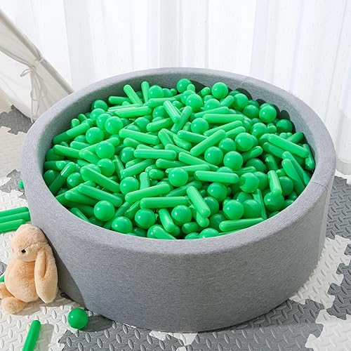 Miniatura 2 de STARBOLO Pelotas para niños, 120 bolas de juguete de plástico a prueba de aplastamiento para niños pequeños, tienda de campaña para jugar con