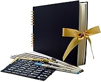 Vista 7 de Kit de álbumes de recortes, álbum de fotos de 80 páginas, álbum de fotos para álbumes de recortes, libro de recuerdos de papel para manualidades