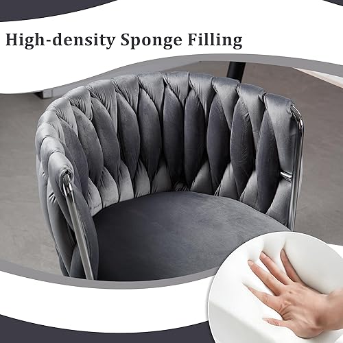 Miniatura 18 de Juego de 2 sillas de comedor de terciopelo morado, sillas tapizadas para cocina y comedor, sillas de lujo para ocio, sillas de acento modernas,