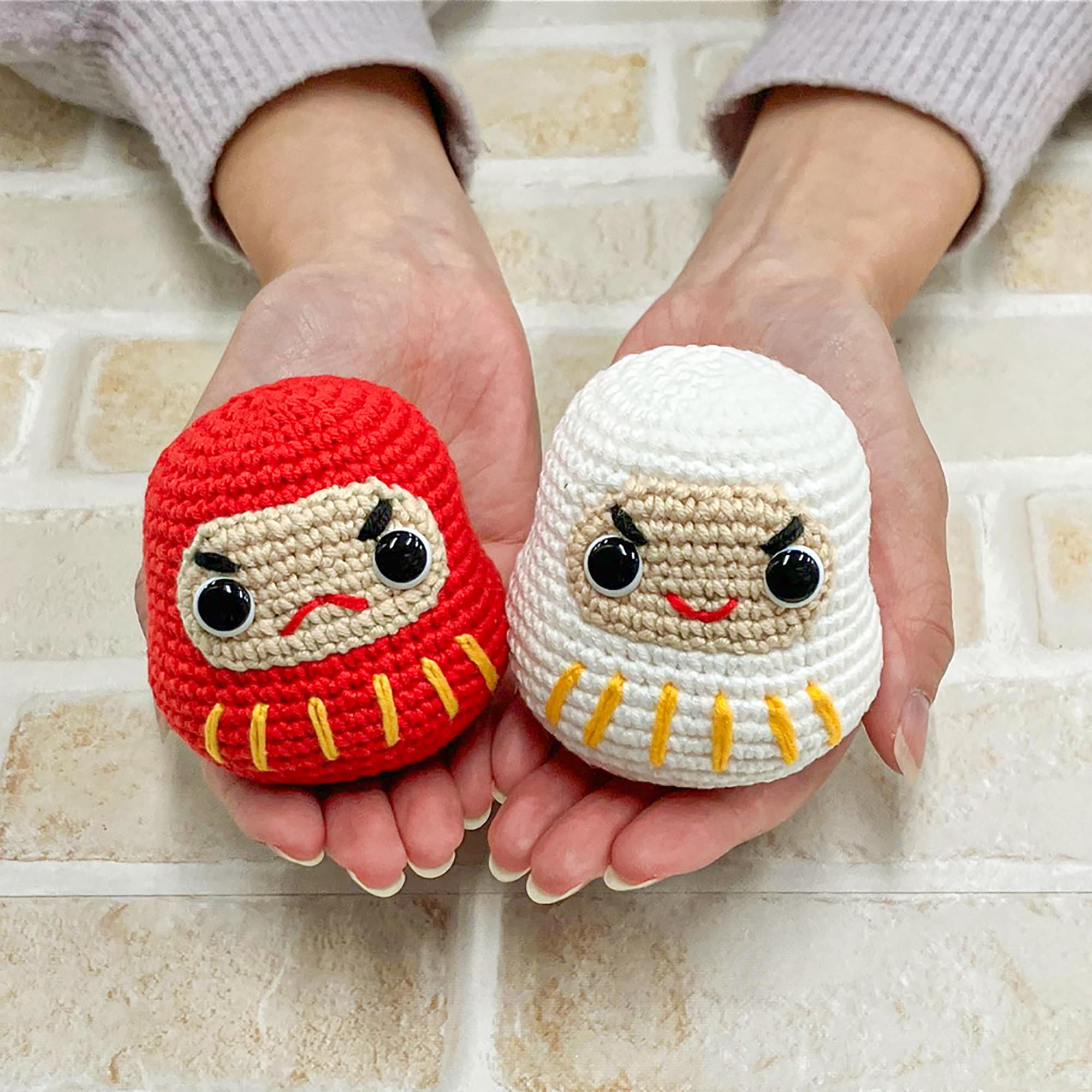 手編みのぬいぐるみ2体セット ND 辰の龍之介 あみぐるみキット ハンドメイド 編物 2024干支 辰
