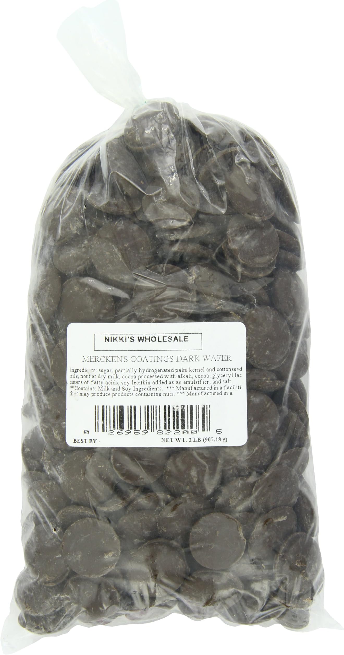 Merckens Chocolate Coatings, Dark, 2 Pound